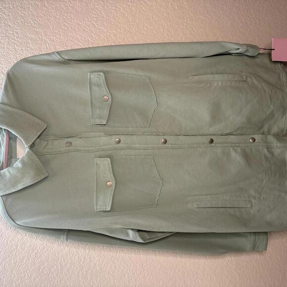 NWT Anthropologie Avec Les Filles Oversized Shacket Size Large - Picture 1 of 6